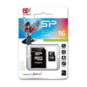MICRO SD 16GB SDHC MEMORY CARD 16 GB MICROSD HC SP CLASSE 4 CON ADATTATORE mshop